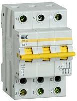 Выключатель-разъединитель трехпозиционный 3п ВРТ-63 63А | код MPR10-3-063 | IEK